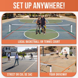 CORTABLE Storage Reel for Pickleball Court Straps, Compact Design to Store Your Pickleball Lines for Easier Set Up, Accessory for Temporary Pickleball Court Markings, Court Not Included