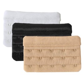 Catkit Bra Extender 5 Hook Women Plus Size Bra Strap Extension Comfortable, 3PCS