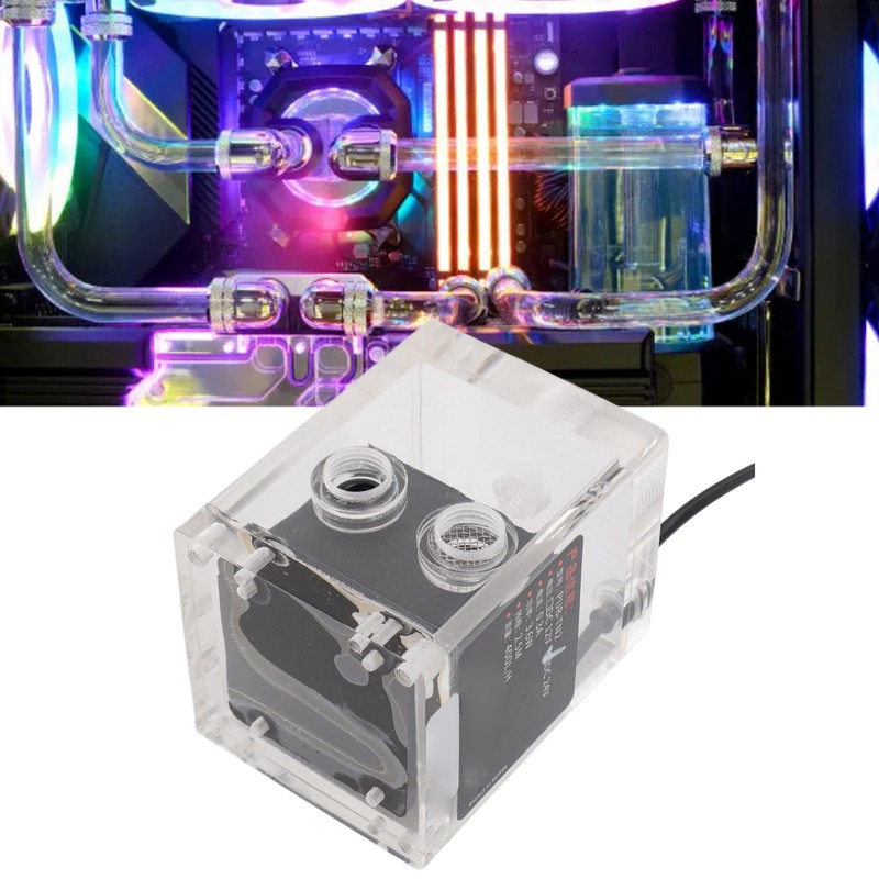 Water Cooling Pump DC 24V Double Shock Absorbers 408L/H G1/4
