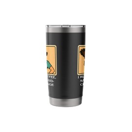 Retro Woman Classic 1950s, Dose of Caffeine & Splash of Sass Stainless Steel Insulated Tumbler