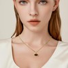 Sonateomber Gold Natural Tigers Eye Stone Pendant Necklace for Women