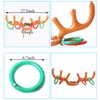 Inflatable Antler Ring Toss Game Set Christmas Reindeer Ring Toss