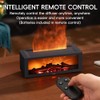 YALEDI Essential Oil Diffuser, 7 Colors Fireplace Flame Fire Oil