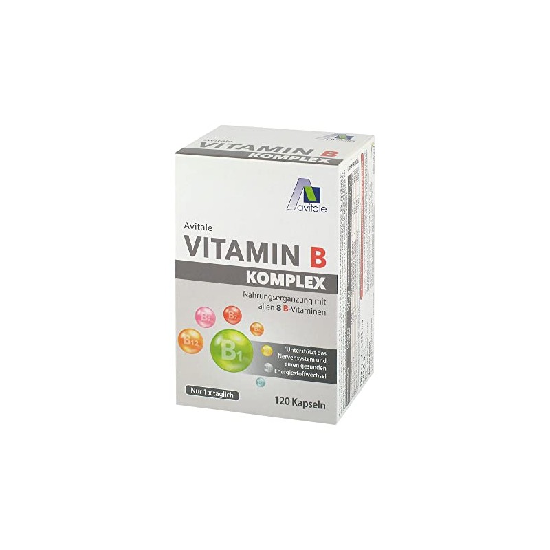 Avitale Vitamin B Complex - Mini Capsules with All 8
