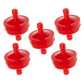 vhbw 5x Kraftstofffilter kompatibel mit Briggs & Stratton 28C700 (0137), 28C700 (0604) Rasenmäher-Motor ohne Kraftstoffpumpe