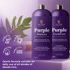 Juego De Champú Y Acondicionador Morado, Sin Sulfatos