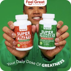 Feel Great Suplementos Frutas Verduras - Energía Natural