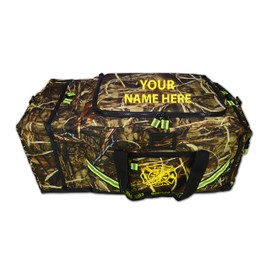 Lightning X Customizable CAMO Premium Camouflage 3XL Firefighter Step-In Gear Bag w/Helmet Compartment & Embroidered Name