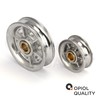 OPIOL QUALITY® Cable Pulleys with Brass Bushing 25 mm Stainless