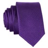 DonDon men's slim tie, 5 cm, plain, matt, shiny and