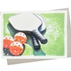 Pickleball Greeting Card with Envelope for All Occasions (7X5 Inches
