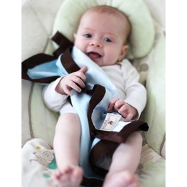 Comfort Silkie White Chocolate Brown Original Security Blanket. Soft Flannel & Silkie Satin.