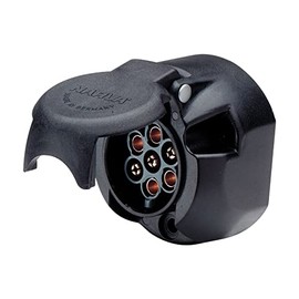 Narva 7 Pin Large Round Plastic Socket