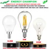 LiteHistory E12 led Bulb dimmable 6W Equal e12 Candelabra Bulb
