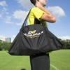 PodiuMax Soccer Rebounder Net, 3 Net Triangle Design for Team
