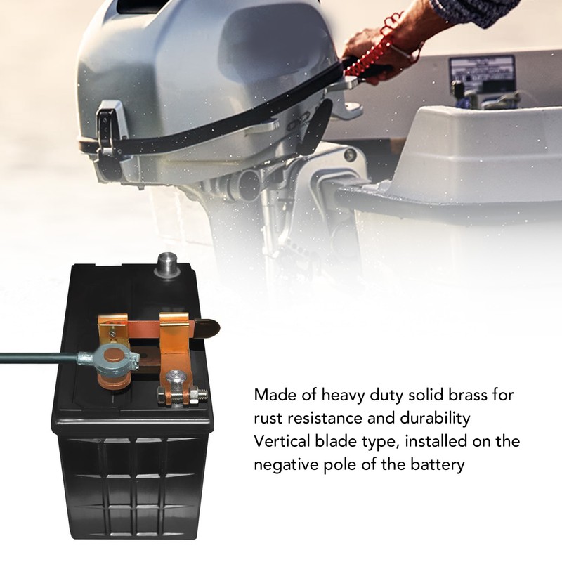 Vertical Knife Blade Negative Battery Disconnect Switch Master Cut Off