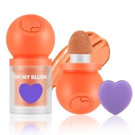 Boobeen Soft Liquid Blush Tint Cheek Blusher, Cream Blush Face Makeup with Cushion Applicator, Velvet Blush Long Lasting, Moisturizing, Leaving a Matte Dewy Makeup Look