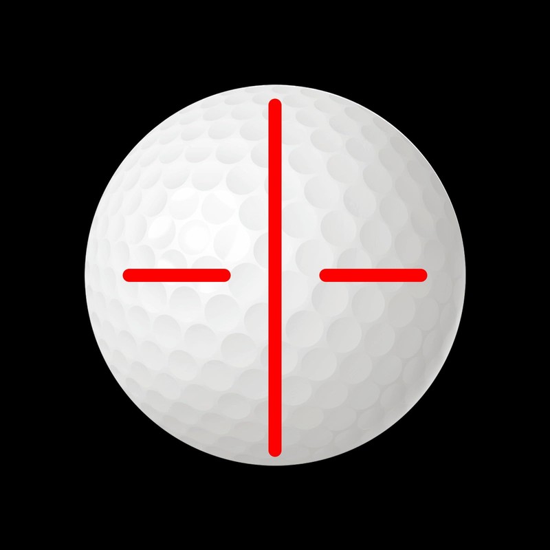 PATIKIL Golf Ball Line Marker Tool, 1 Set Golf Ball