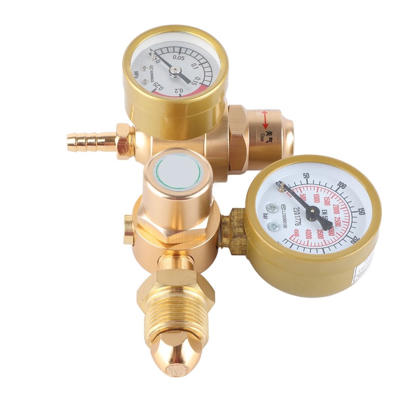 Gas Welding Regulator Argon CO2 Gauge TIG MIG Flowmeter 4500psi