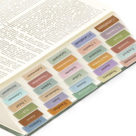 Bible Tabs, Tabs for Women and Men Study Bible, Bible Book Tabs, Bible Index Tabs，Bible Study Supplies, 75 Laminated Bible Tabs