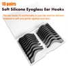 PTSLKHN Soft Silicone 10 Pairs of Glasses Anti Slip Ear