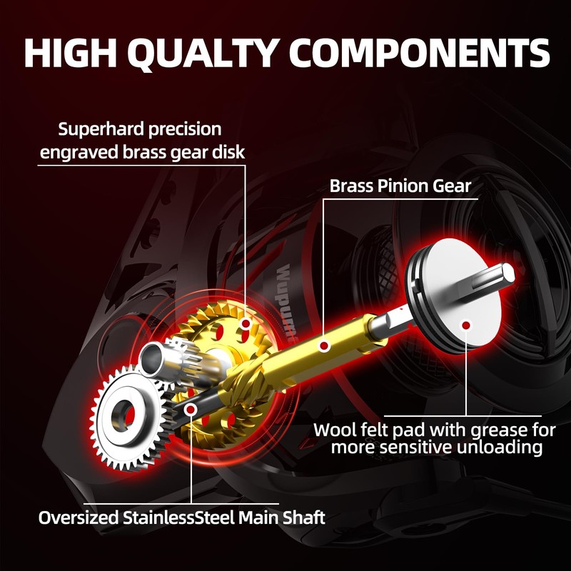 WUPUMAN CFSW Spinning Reel 7+1 Shielded Stainless Steel BB -Enhanced
