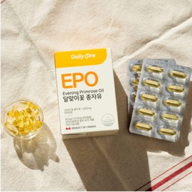 Daily One Evening Primrose Gamma Linolenic Acid Women's Nutrition 60 Capsules / 데일리원 달맞이꽃 감마리놀렌산 여성 영양제 60캡슐