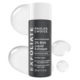 Paula's Choice Skin Perfecting - Líquido salicílico exfoliante 2% BHA, exfoliante facial para puntos negros, poros grandes, arrugas y líneas finas