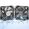 WDERAIR 80mm x 25mm 12V IP67 Waterproof DC Cooling Fan