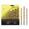 Drill Bit Set, Iron Work Drill Set, 19 Piece Set,
