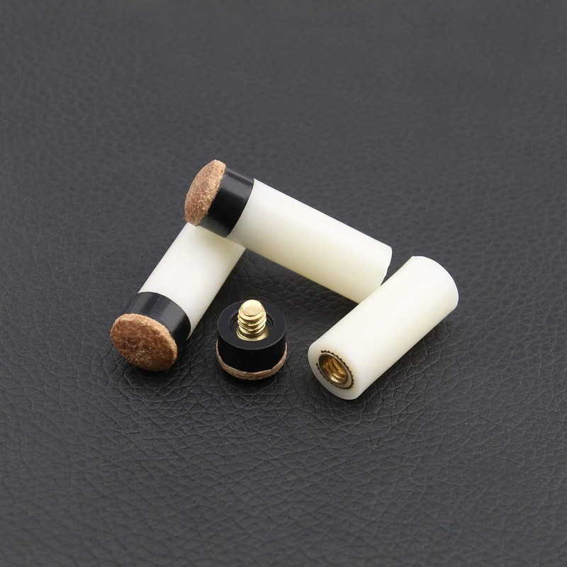 20 Kits of 11mm Hard Brown Screw-On Billiard Cue Tips