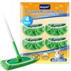 KEEPOW Reusable Wet Pads Refills Compatible with Swiffer Sweeper Mop,
