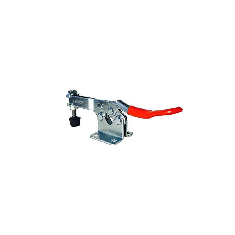 Toggle clamp BBQ smoker door latch, Flat mount horizontal (2-Pack)