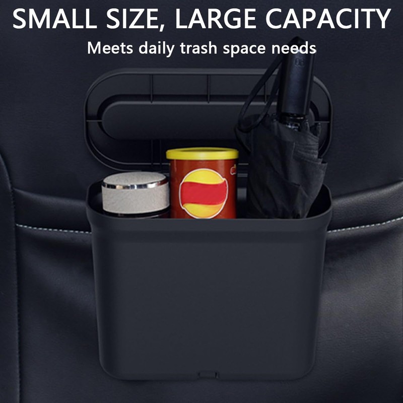 JNNJ Mini Car Trash Bin, Portable Mini Car Waste Bin,
