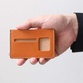 Polco Colosso Original Tochigi Leather License Case, Made in Japan, Genuine Leather, Camel