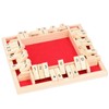 Wooden Number Board Dices Game Set Toy for 4 People