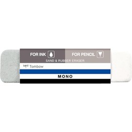 Tombow Duo natural rubber eraser ''MONO sand & rubber''