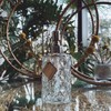 JASAI Diamond Design 12 Oz Glass Soap Dispenser, Kitchen soap