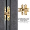 4 Pcs Wood gate Hinges Invisible Hinge Concealed Hinges Hidden