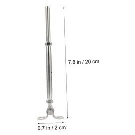 Angoily 1set Stainless Steel Connector Cable Management Mountable Kit Cabling Kit for Wire Connector Toggle Turnbuckle Hardware