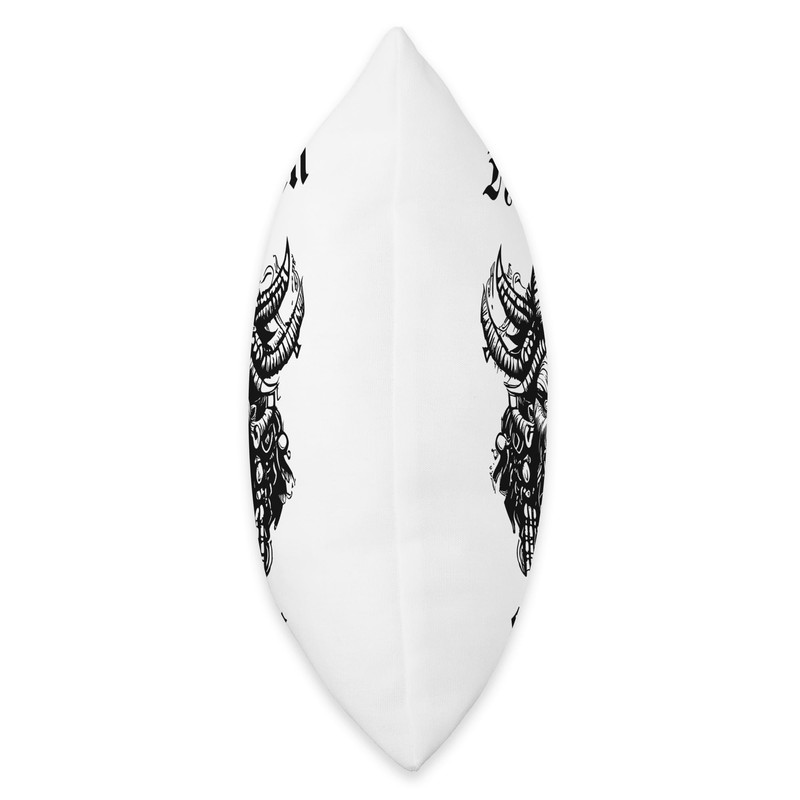 HAIL SEITAN - go vegan Throw Pillow