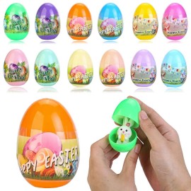 Juguete De Cápsula Abierta Con Forma De Conejo De Pascua Par