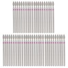 50pcs Flame Nail Drill Bit Carborundum Cuticle Remover Bits Kit