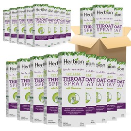 HERBION Naturals Throat Spray, Soothes Respiratory Discomfort with The Power of English Ivy, Marshmallow, and Echinacea extracts for Adults and Children, 2 FL Oz, 36 Packs