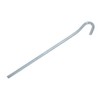 10PC GALVANISED GARDEN PEG SET NETTING ANCHOR SECURE PERFECT FOR SECURING TENTS