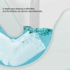 Baffect Curved Toilet Brush Plastic Long Antislip Grip Handle Toilet