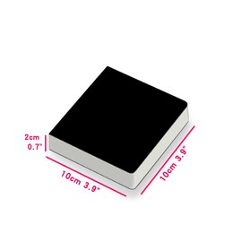 Square 3.9X3.9 300gsm Portable Watercolor Paper Pad Journal 60pgs (30 Sheets Front Back 2 Textures) Travel Size for Calligrapher Watercolor Sketch Book Water Color Paper Notebook Black