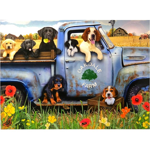 Dog Day Afternoon 1000 Pieces Jigsaw Puzzles for Adults, Teens and Kids by Page Publications