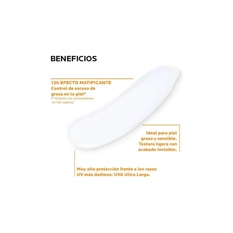 Protector Solar La Roche-Posay FPS50 Gel-Crema Sunscreen Gel Cream SPF
