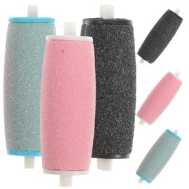Baluue Replacement Roller Heads for Foot Pedicure 6PCS Coarse Skin Remover Compatible Foot Care Tools Suitable for Home Use and Professional Treatments